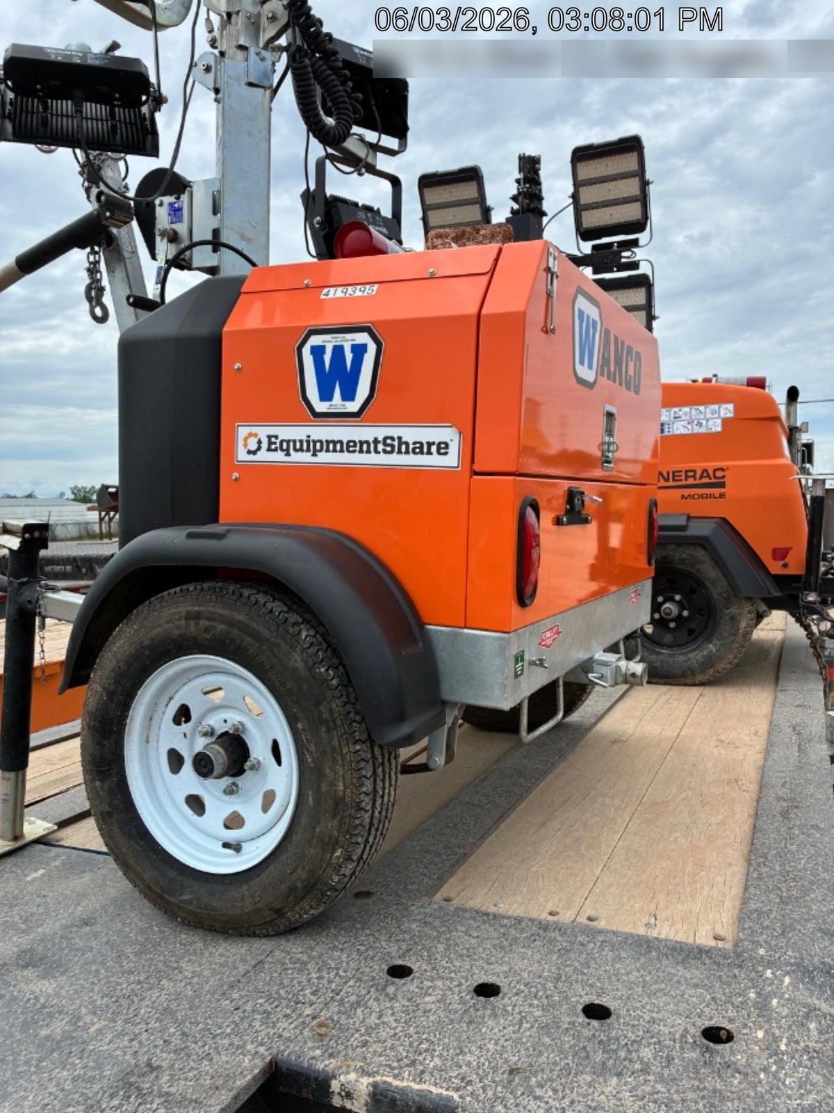 2024 Wanco WLTT-4MM4K Diesel, Deep Sea Controller, Shore Power Plug, Auto Start, (4) 350W LED Floodlights, 4kW Generator, 60 Gal Fuel Tank, 2" Ball, T3