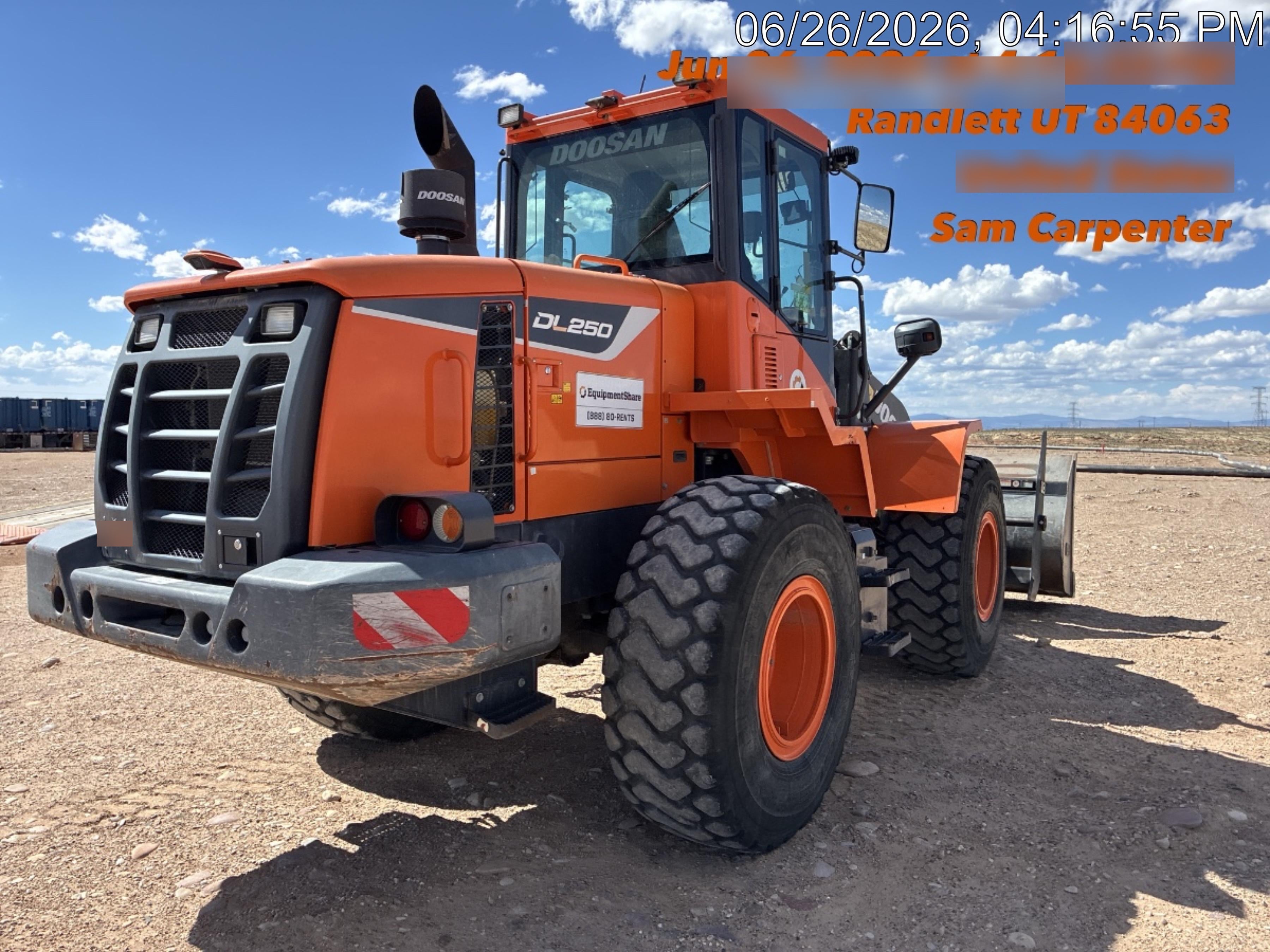 2019 DOOSAN DL250-5