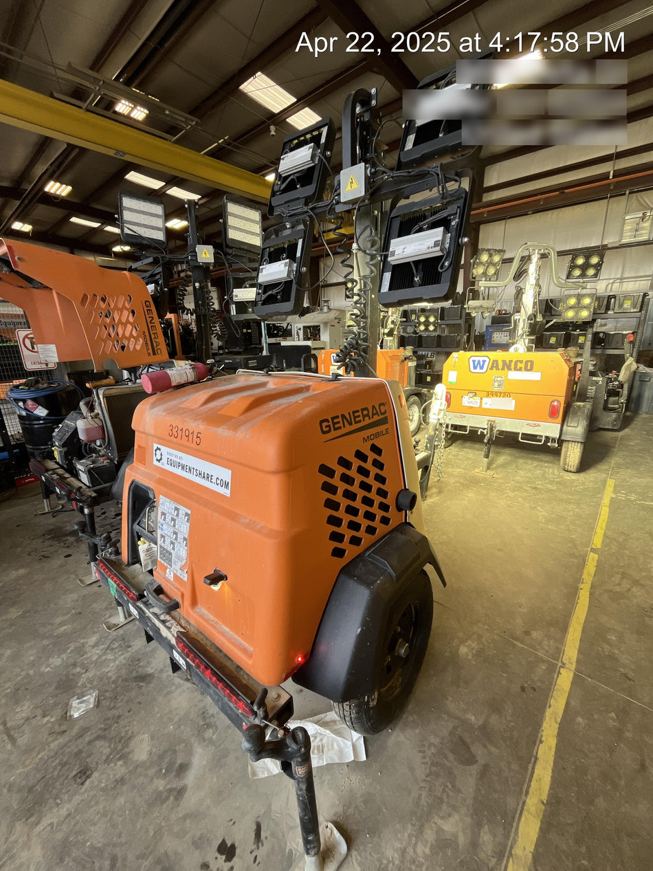 2023 Generac MLT2 Diesel, Flex Switch 120V Input, Powerzone Controller, (4) 320W LED Lights, 4kW Generator, 39.9 Gal Fuel Tank, 2" Ball, T3