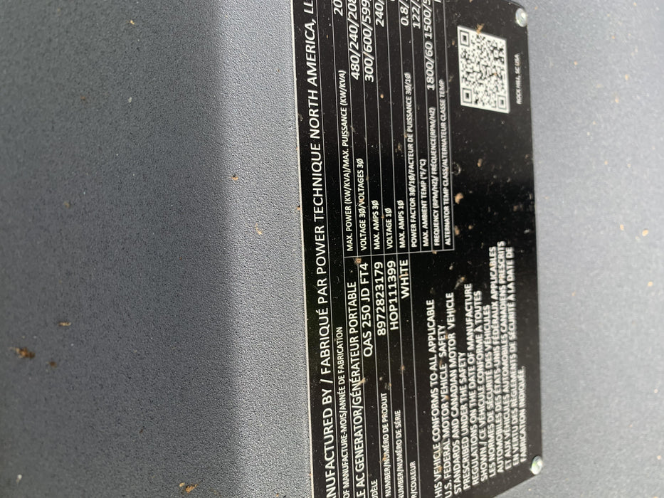 2020 ATLAS COPCO QAS250