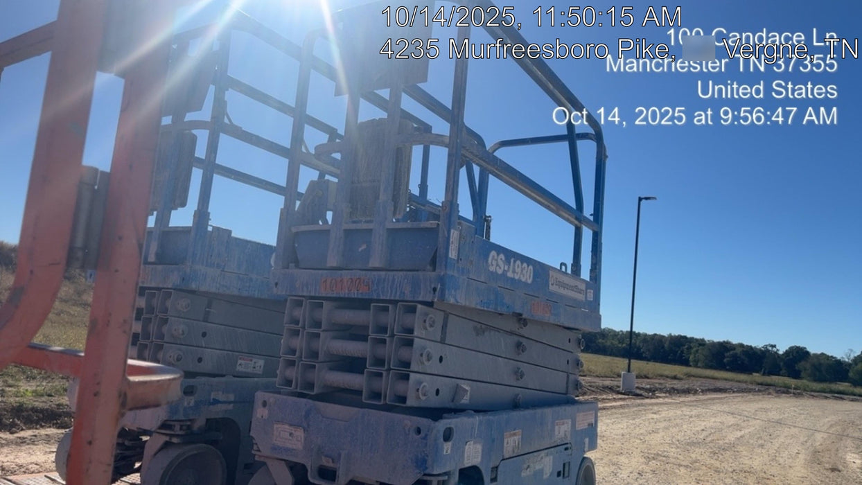 2020 Genie GS-1930 Solid Non Marking Tires, Beacon, Folding rails with half height swing gate