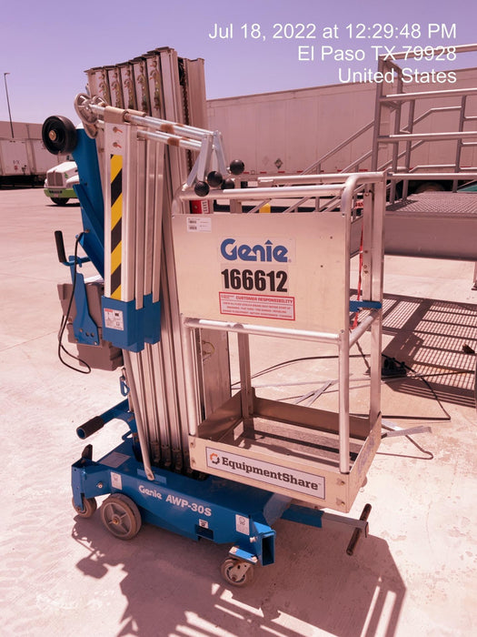 2021 GENIE AWP-30S DC