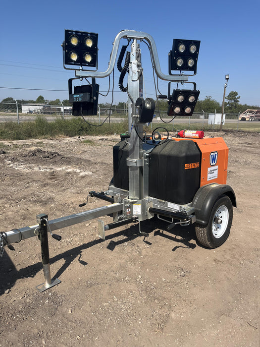 2024 Wanco WLTT-4MM4K Diesel, Deep Sea Controller, Shore Power Plug, Auto Start, (4) 350W LED Floodlights, 4kW Generator, 60 Gal Fuel Tank, 2" Ball, T3
