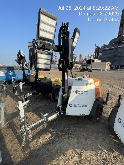 2024 Generac MLT2 Diesel, Flex Switch 120V Input, Powerzone Controller, 
(4) 320W LED Lights, 4kW Generator, 39.9 Gal Fuel Tank, 2" Ball, T3