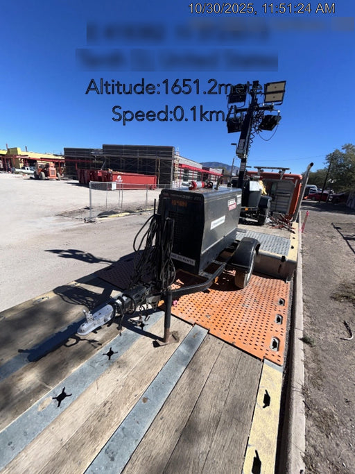 2019 Lincoln Electric Vantage 322 Welder Ready-Pak 3, Two wheel trailer, Fender and Light kit, Cable Rack