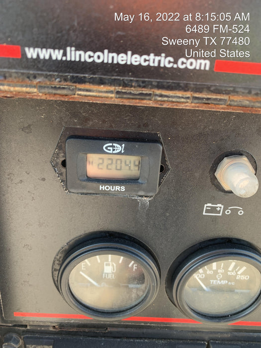 2019 Lincoln Electric Vantage 322 Ready-Pak 3, Two Wheel Trailer, Fender and Light Kit, Cable Rack