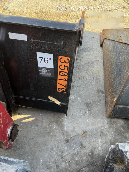2023 TAG MANUFACTURING 76" Smooth Bucket - Tag