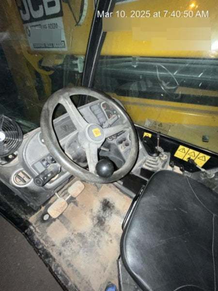 2020 JCB 506-36 Cab/Heat/Air, 74 HP, Solid Tires, STD Worklight, Beacon, Aux Hydraulics, Lifting Eye, Back up Alarm w/48" Carriage/48" Forks