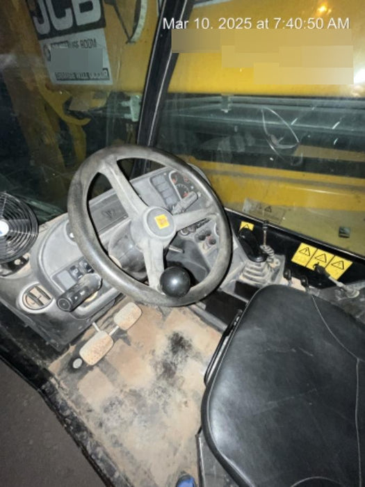 2020 JCB 506-36 Cab/Heat/Air, 74 HP, Solid Tires, STD Worklight, Beacon, Aux Hydraulics, Lifting Eye, Back up Alarm w/48" Carriage/48" Forks