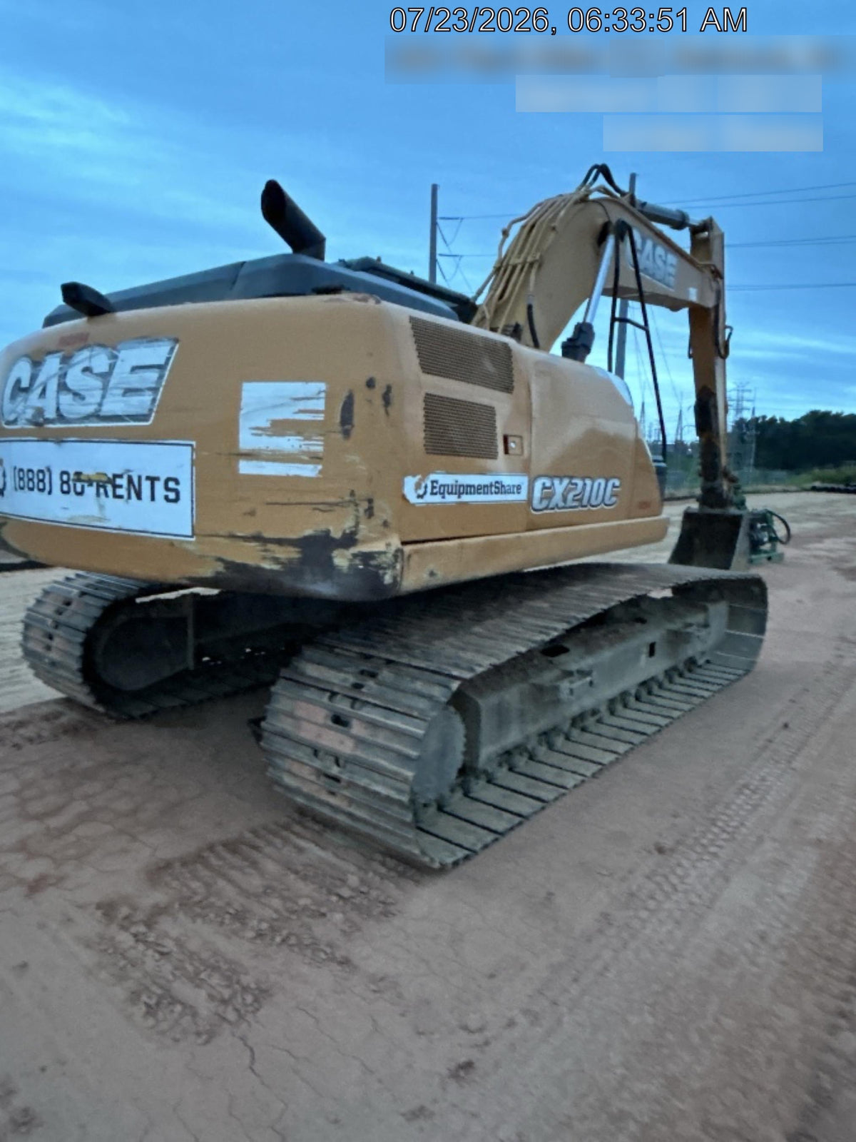 2015 CASE CX210C