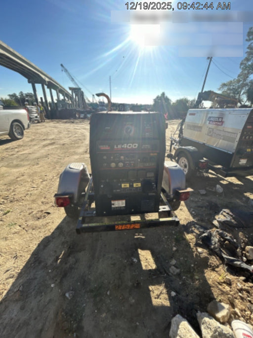 2022 Lincoln Electric LE400 Kubota V1505, Trlr, Cable Rack, Light Kit, ES Decals, T3