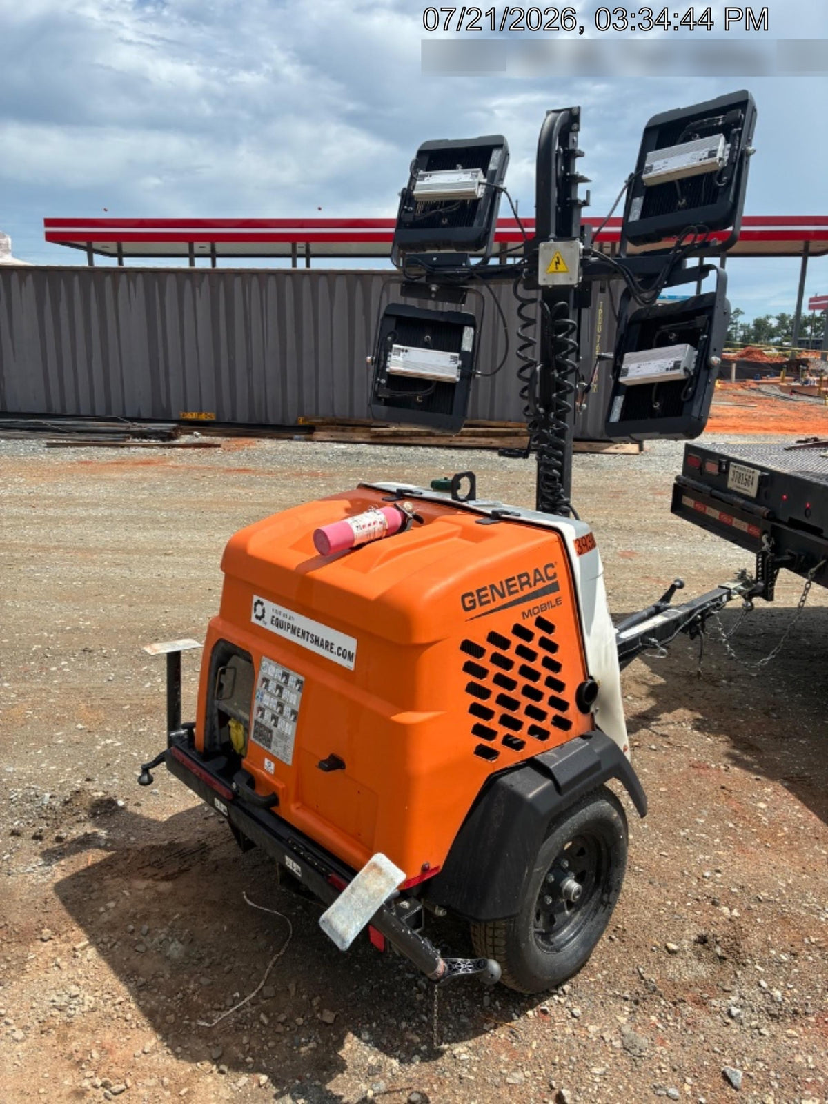 2024 Generac MLT2 Diesel, Flex Switch 120V Input, Powerzone Controller, 
(4) 320W LED Lights, 4kW Generator, 39.9 Gal Fuel Tank, 2" Ball, T3