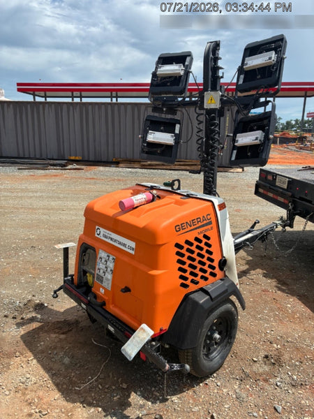 2024 Generac MLT2 Diesel, Flex Switch 120V Input, Powerzone Controller, 
(4) 320W LED Lights, 4kW Generator, 39.9 Gal Fuel Tank, 2" Ball, T3