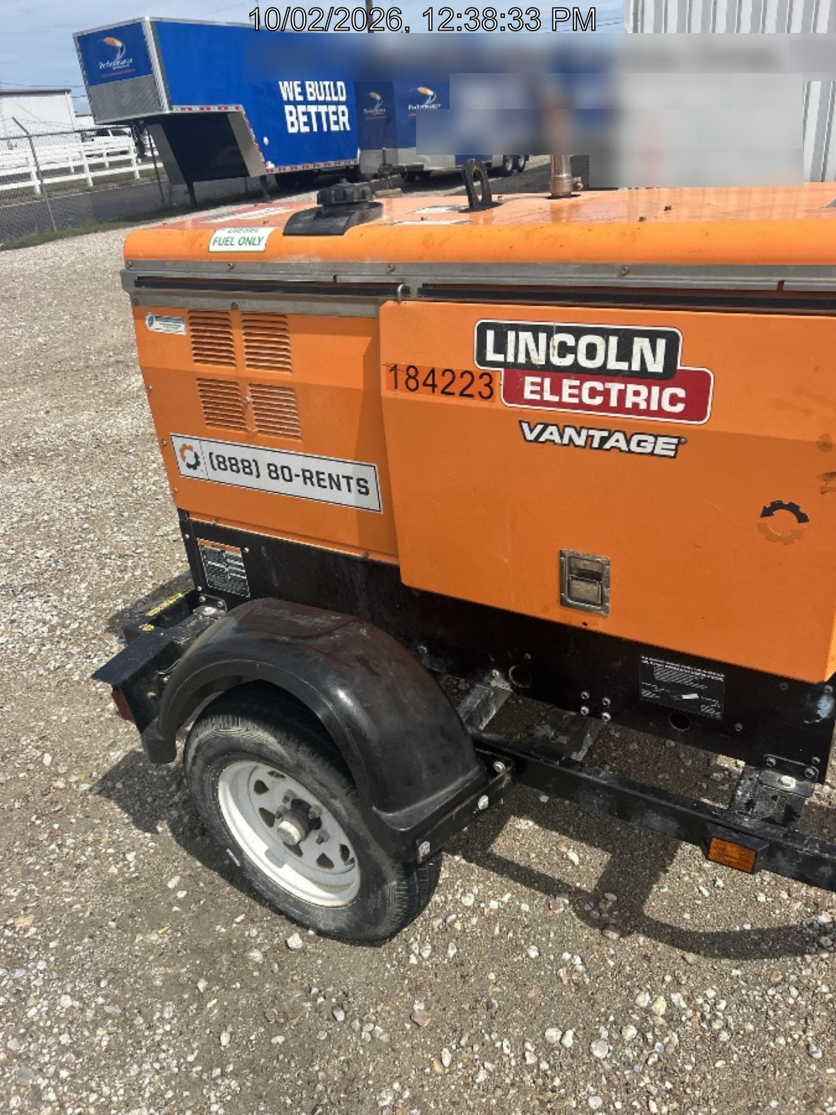 2021 Lincoln Electric Vantage 322 VANTAGE 322 READY-PAK 3