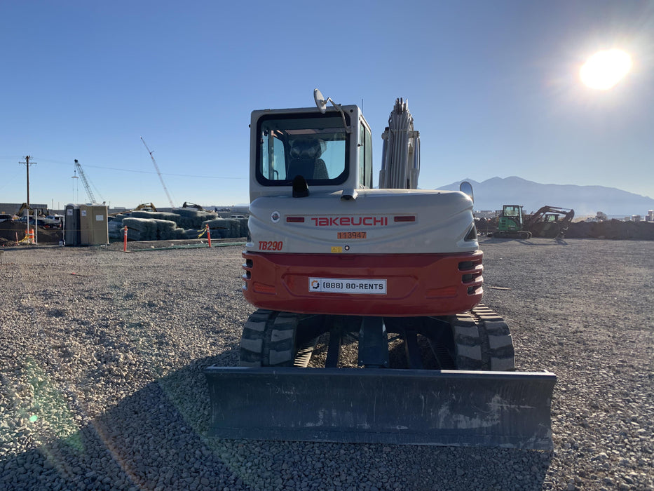2020 Takeuchi TB290C Cab/Heat/Air, Rubber Tracks, Manual TAG QC