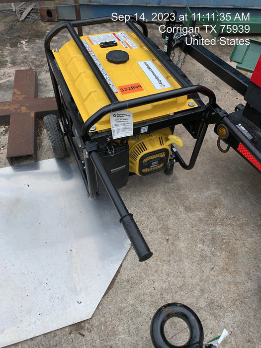 2023 Atlas Copco P6500W 5.5kW, AC390FD Gasoline Engine, Wheel & Handle Kit, (2) 120V Duplex 15A + (1) 120/240V 30A Twist Lock