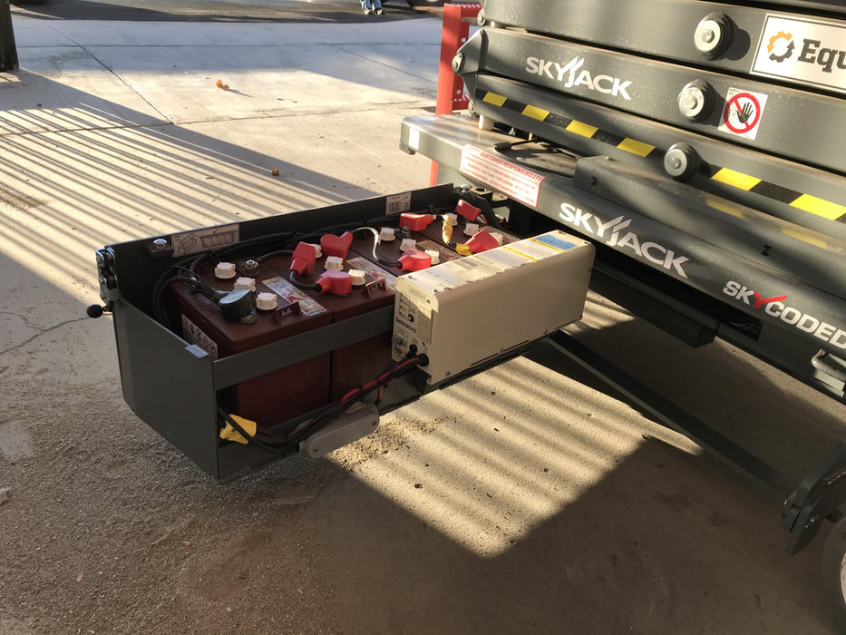 2020 Skyjack SJIII-3219 Solid NM Tires, Half height spring hinged entry gate, Dual Beacons, 800W Inverter