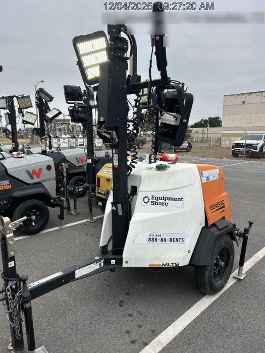 2024 Generac MLT2 Diesel, Flex Switch 120V Input, Powerzone Controller, 
(4) 320W LED Lights, 4kW Generator, 39.9 Gal Fuel Tank, 2" Ball, T3