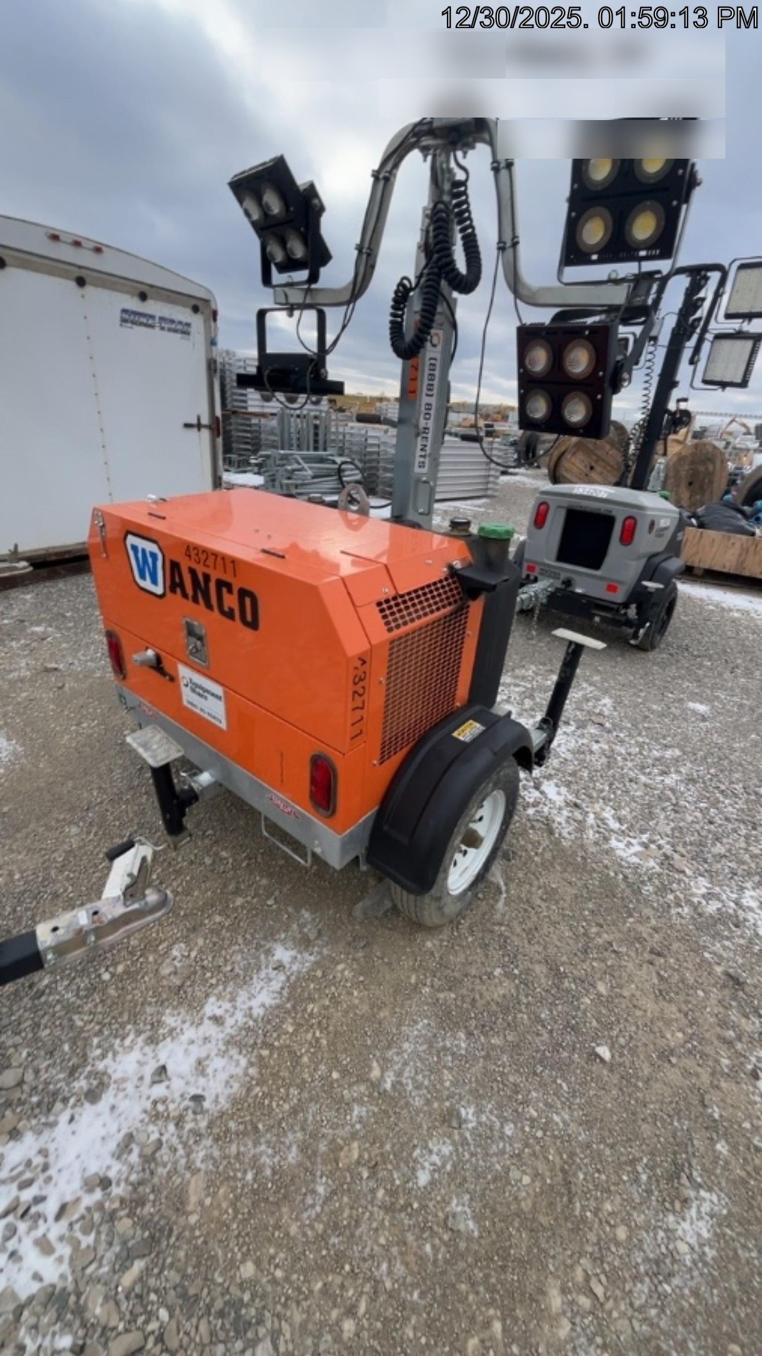 2024 Wanco WLTT-4MM4K Diesel, Deep Sea Controller, Shore Power Plug, Auto Start, (4) 350W LED Floodlights, 4kW Generator, 60 Gal Fuel Tank, 2" Ball, T3