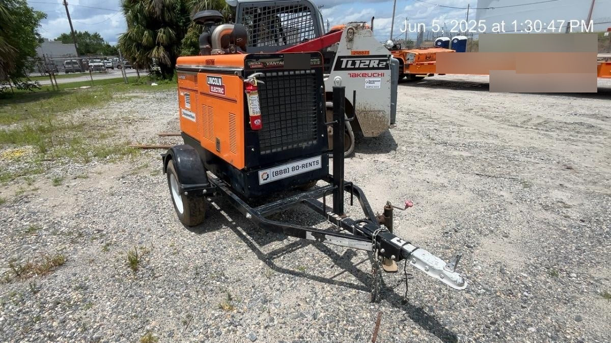 2021 Lincoln Electric Vantage 549X Ready Pak 3, ORANGE (includes trailer, cable rack, fender light kit)