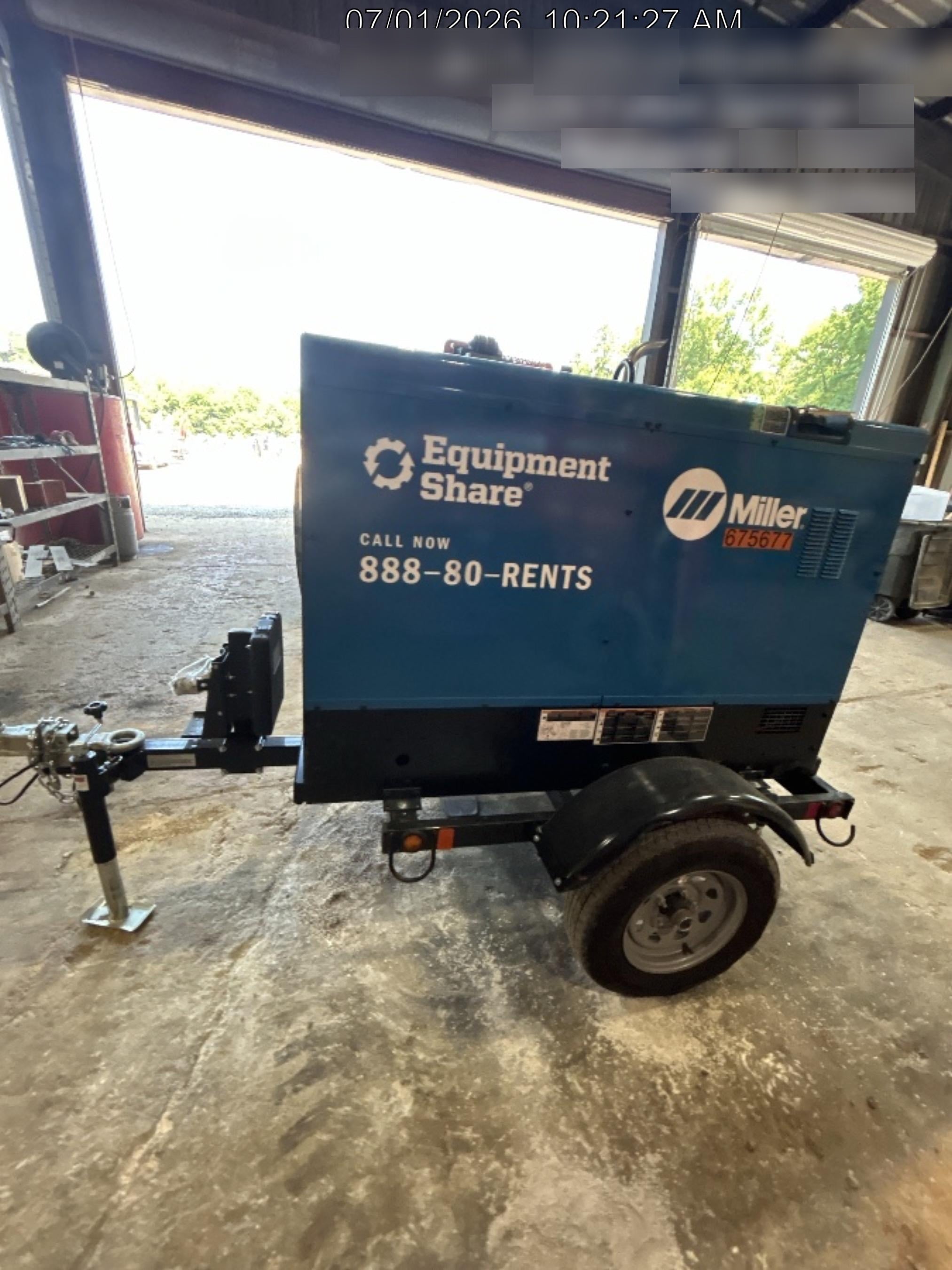 2026 MILLER ELECTRIC BIG BLUE 500