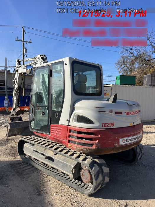 2021 TAKEUCHI TB290C