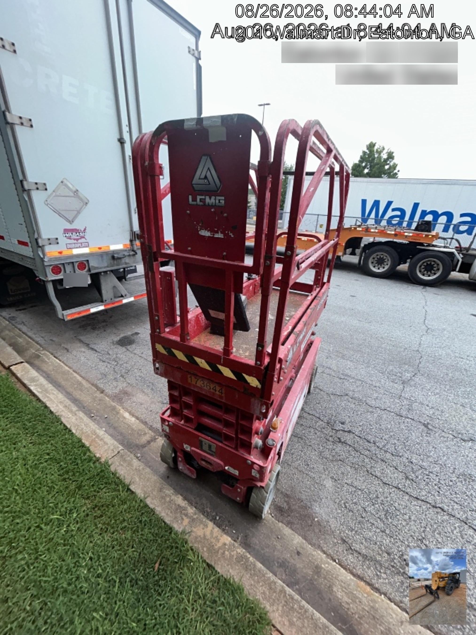2021 Lgmg AS1932E Electric Drive, Solid Non Marking Tires, Dual Beacons