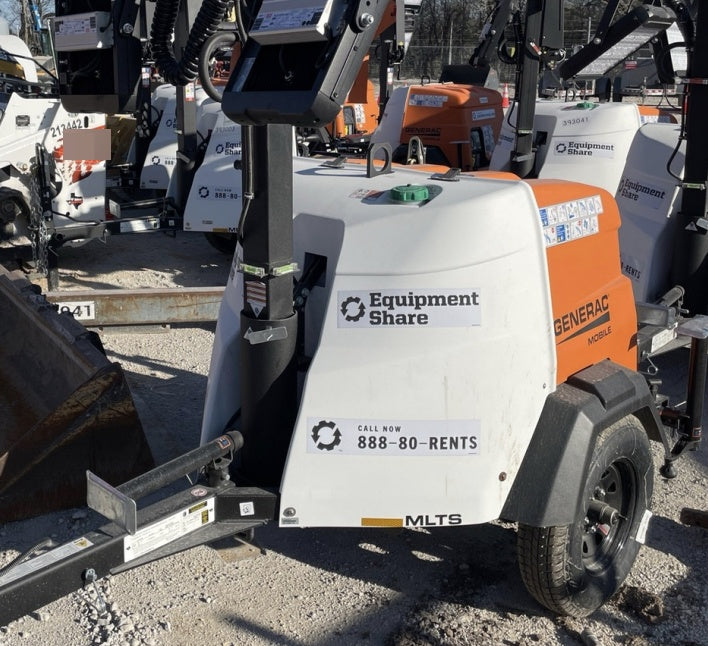 2024 Generac MLT2 Diesel, Flex Switch 120V Input, Powerzone Controller, 
(4) 320W LED Lights, 4kW Generator, 39.9 Gal Fuel Tank, 2" Ball, T3