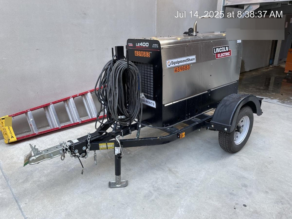 2024 Lincoln Electric LE400 Kubota V1505, Trlr, Cable Rack, Light Kit, ES Decals, T3