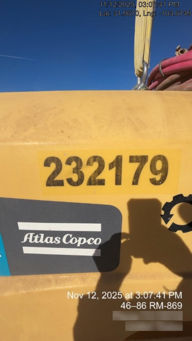 2022 ATLAS COPCO XAS188 CWK