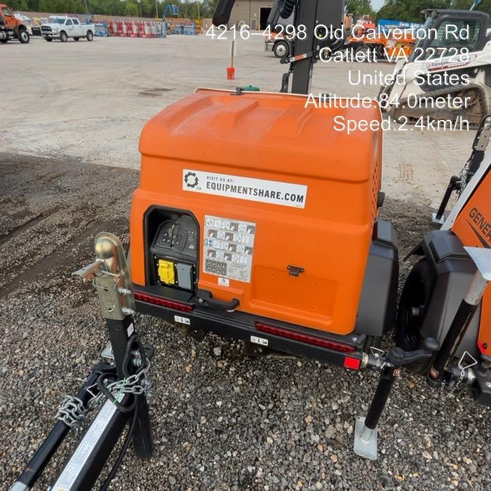 2023 Generac MLT2 Diesel, Flex Switch 120V Input, Powerzone Controller, (4) 320W LED Lights, 4kW Generator, 39.9 Gal Fuel Tank, 2" Ball, T3