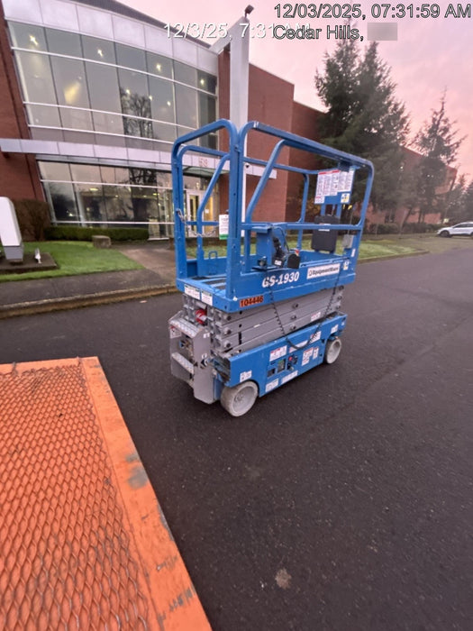 2020 Genie GS-1930 Standard Machine, 800W Inverter