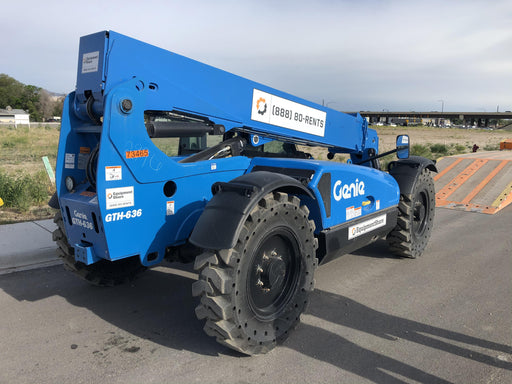 2020 Genie GTH-636 Cab/Heat/Air, Solid Tires, Work Lights, Beacon, Aux Hydraulics, Back up Alarm