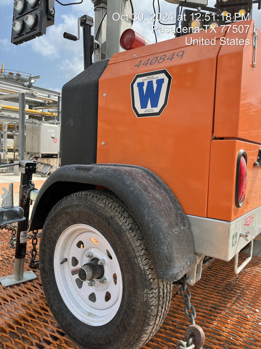 2024 Wanco WLTT-4MM4K Diesel, Deep Sea Controller, Shore Power Plug, Auto Start, (4) 350W LED Floodlights, 4kW Generator, 60 Gal Fuel Tank, 2" Ball, T3