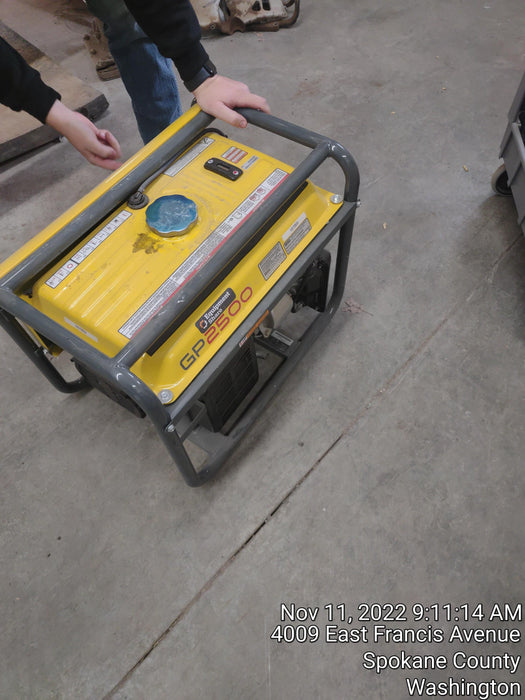 2021 Wacker Neuson GP2500A Standard 2.5kW Generator