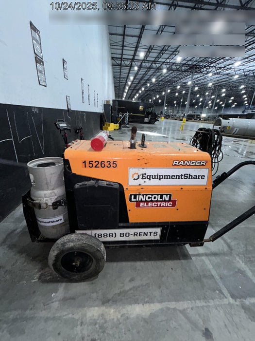 2021 Lincoln Electric Ranger 305 LPG LPG One-Pak (includes undercarriage, tank holder & tank strap) ORANGE