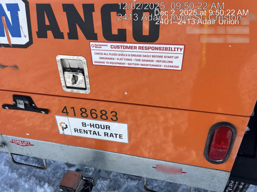 2024 Wanco WLTT-4MM4K Diesel, Deep Sea Controller, Shore Power Plug, Auto Start, (4) 350W LED Floodlights, 4kW Generator, 60 Gal Fuel Tank, 2" Ball, T3