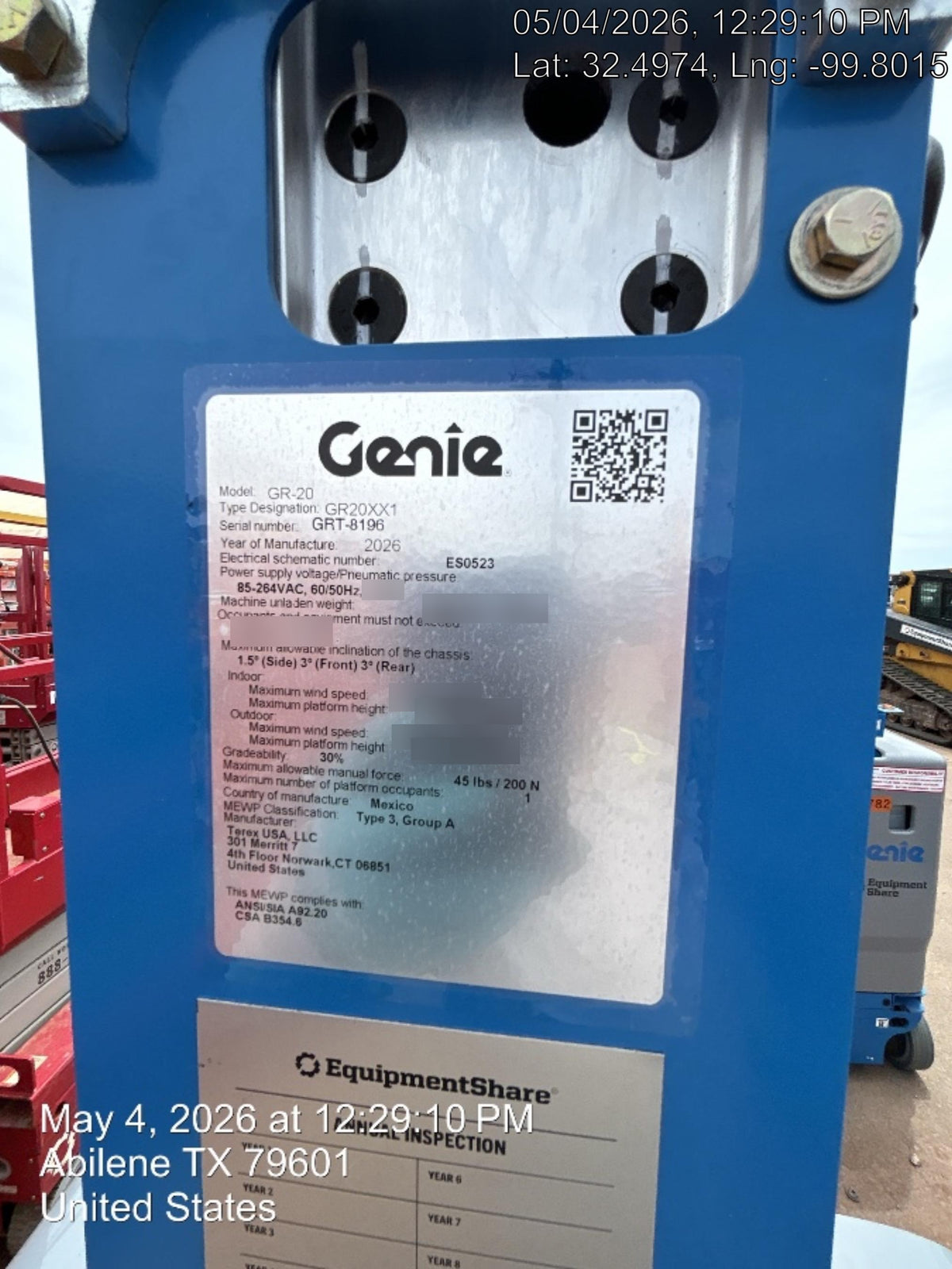 2026 GENIE GR-20