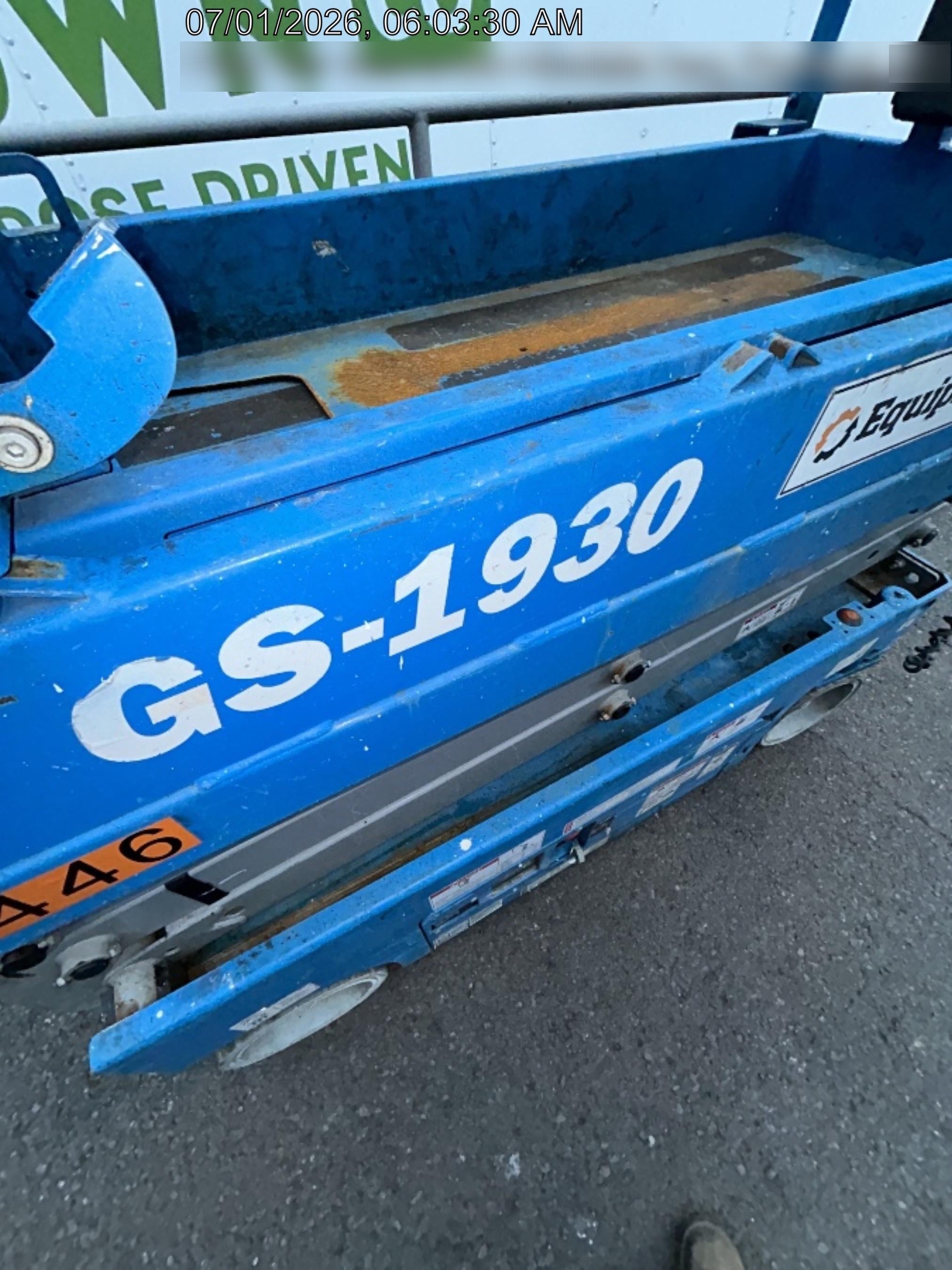 2020 Genie GS-1930 Standard Machine, 800W Inverter