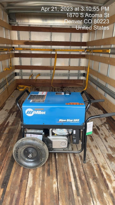 2023 Miller Electric Blue Star 185 Engine Driven Welder, Electric Start, 13 hp, Gas, 6,500 W Peak 907664