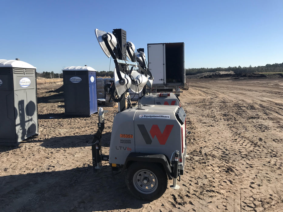 2019 Wacker Neuson LTV6L-MH Wacker Neuson LTV6L Mobile Light Tower w/Fuel Level Sensor Installed