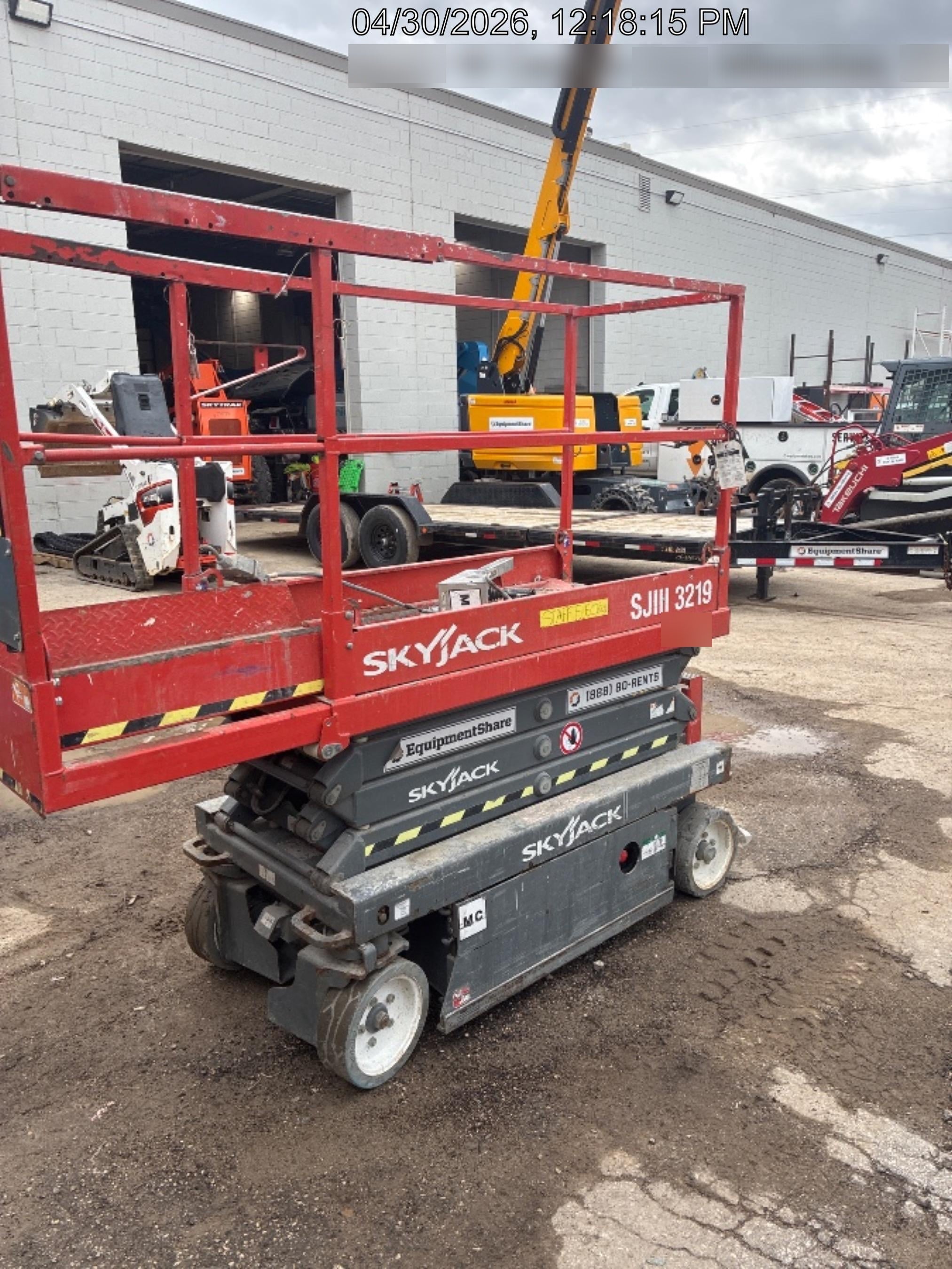 2016 Skyjack SJIII-3219 Standard Rental Specs