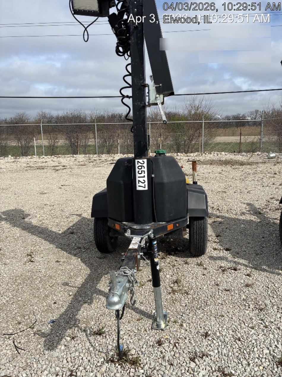 2022 Allmand NLV3GR (4) LED Light Fixture 350W, 23' Vertical Mast, 3kW Prime, Towable, ES Decals, T3