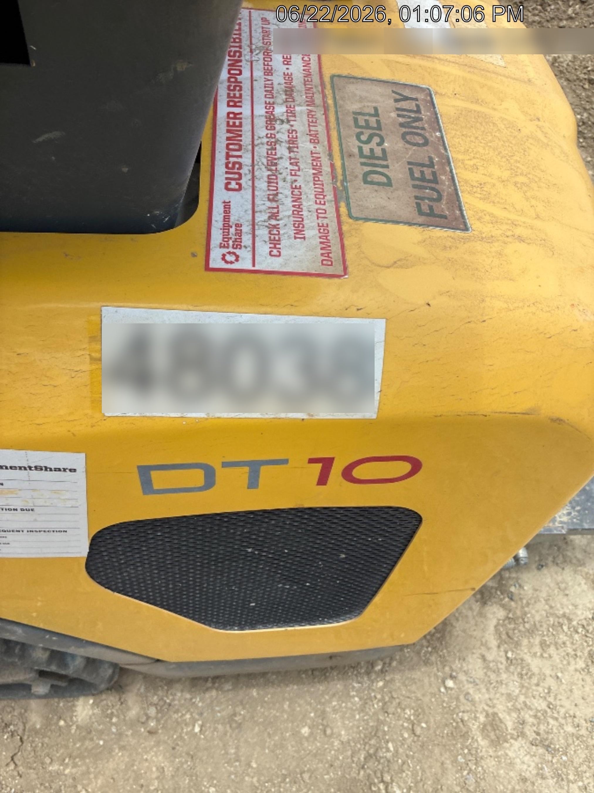 2019 WACKER NEUSON DT10