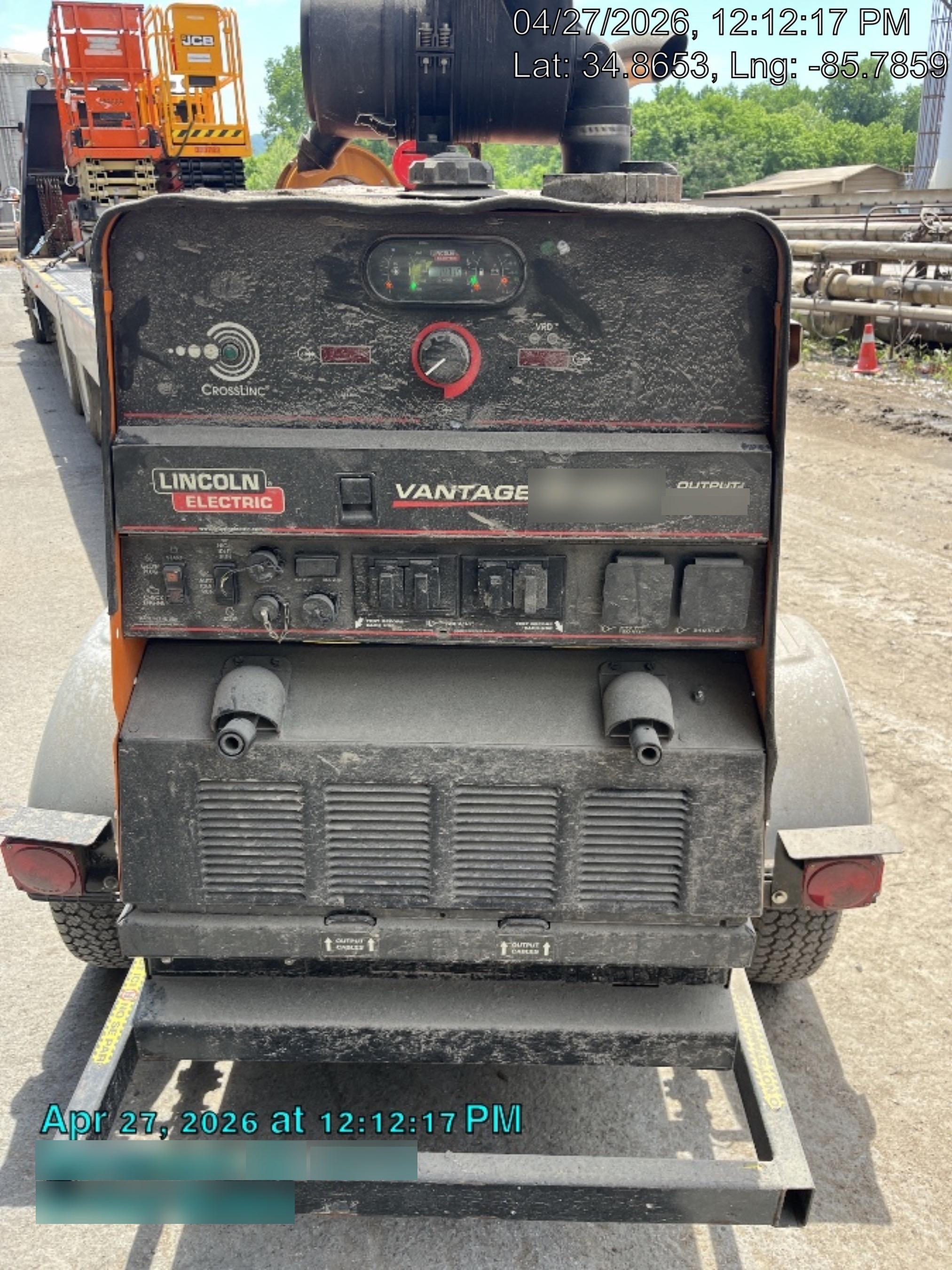 2022 Lincoln Electric Vantage 549X Crosslink Technology, Trailer Mounted, ES Decals, T3