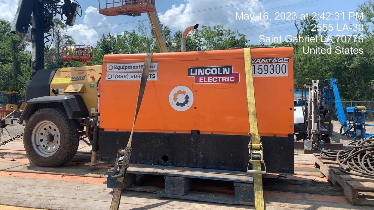 2021 Lincoln Electric Vantage 322 Vantage 322 Ready Pak 3 w/ Decals, ORANGE (includes trailer, cable rack, fender light kit) NO Telematics