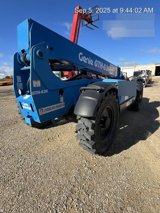 2018 Genie GTH-636 Genie GTH-636 w/Open ROPS, Solid Tires, Work Light/Beacon, 48" Carriage and Forks