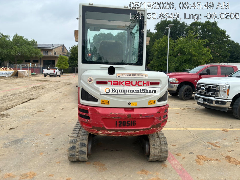 2020 TAKEUCHI TB-235-2CR