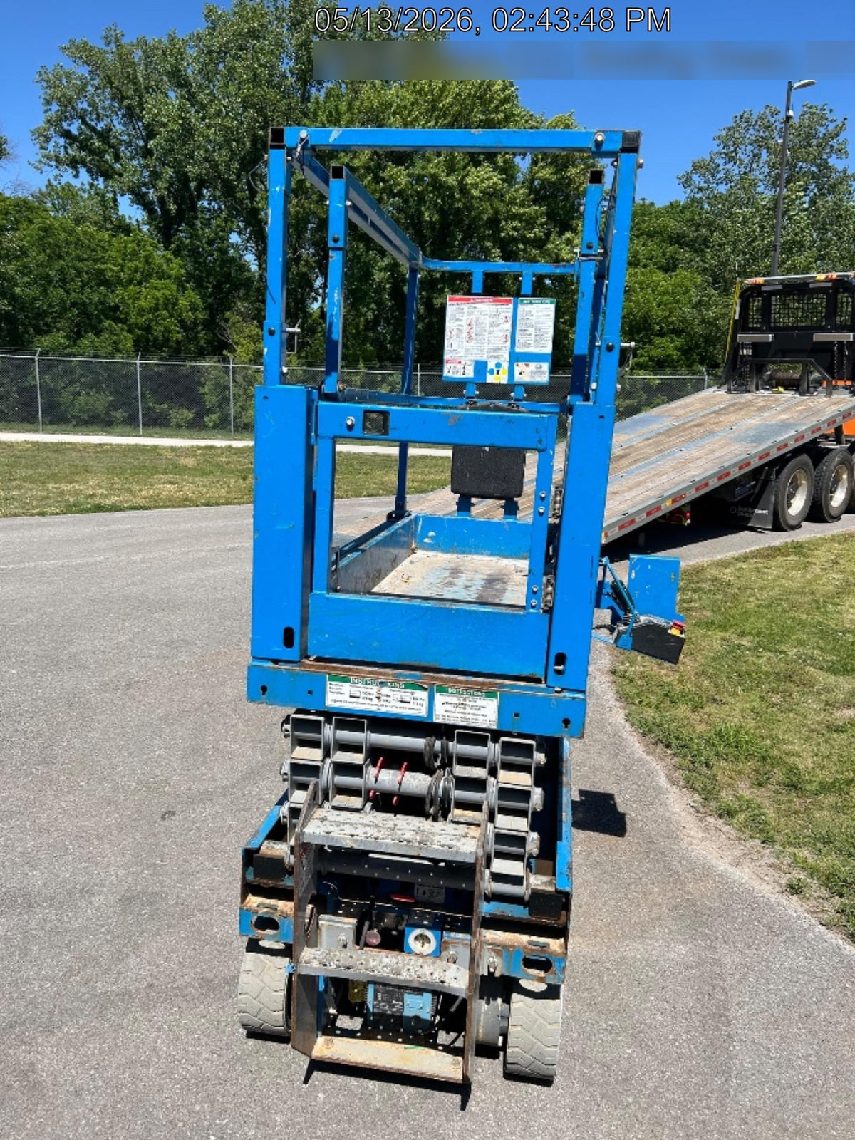 2020 Genie GS-1930 Solid Non Marking Tires, Beacon, Folding rails with half height swing gate