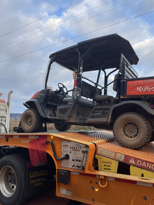 2022 Kubota RTV-X1140W-H Plastic Canopy, Windshield Acrylic Clear, LED Strobe Light, Wire Harness Kit, Back up Alarm